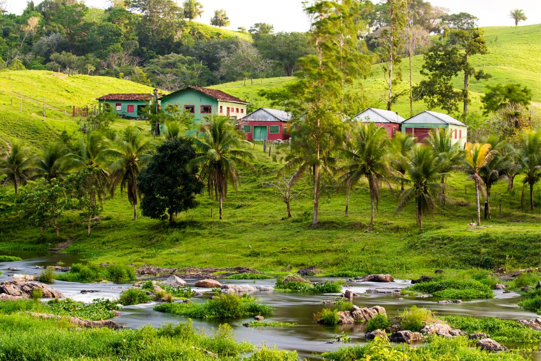 A dança de luz e sombra na natureza cria uma sinfonia de emoções, capturando a essência da cena em cores e texturas - Fotografia de Paisagem